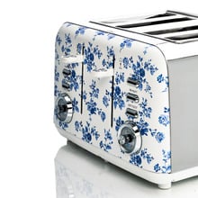 China Rose 4 Slice Stainless Steel Toaster